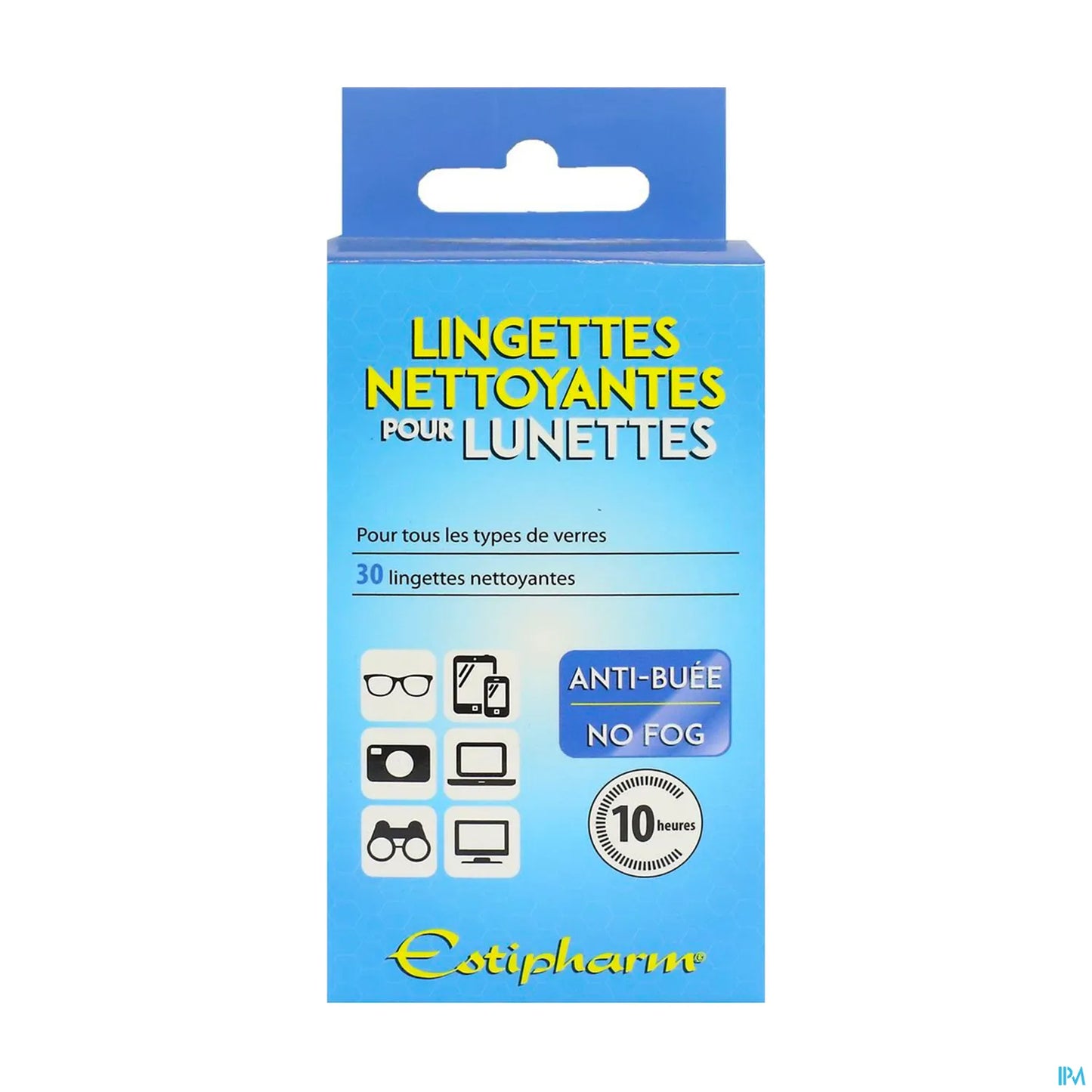 Lingettes Nettoyantes Lunettes 30 Lingettes