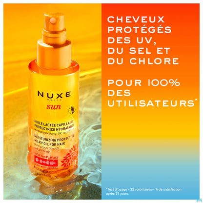 Sun Huile Lactée Capillaire Protectrice Hydratante 100ml