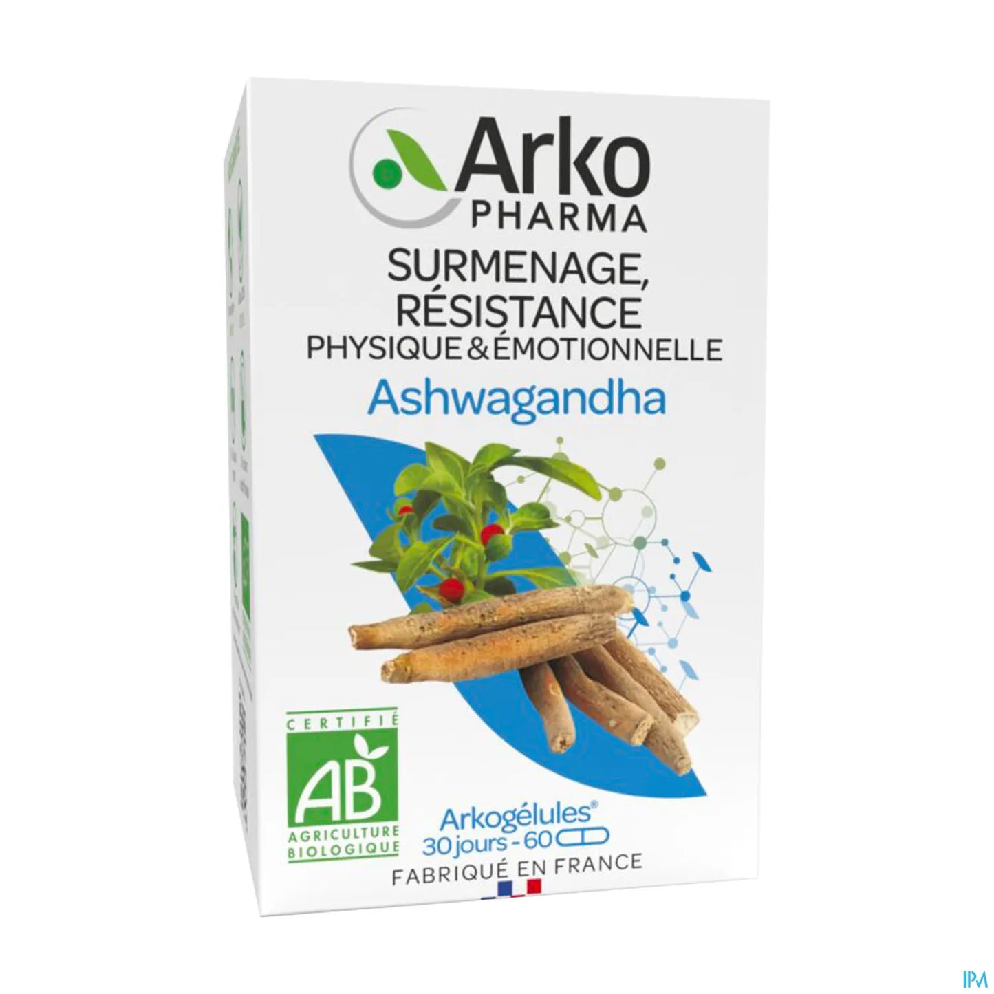 Arkogélules Ashwagandha Bio 60 Gélules
