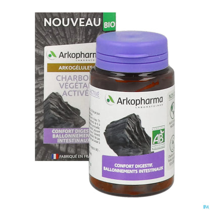 Arkogélules BIO Activated Vegetable Charcoal 40 Capsules
