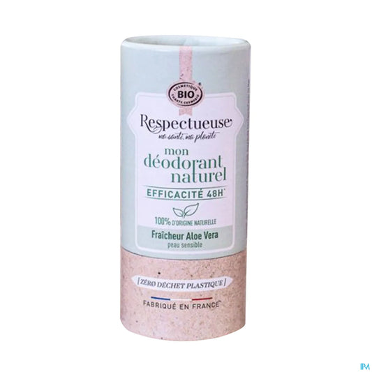 Déodorant Solide Aloe Vera 48h Peaux Sensibles 50g