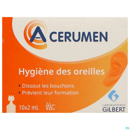 A-Cerumen Hygiène des Oreilles 10x2ml