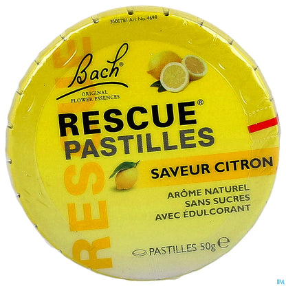 Fleurs de Bach Rescue Citron Pastilles 50 g