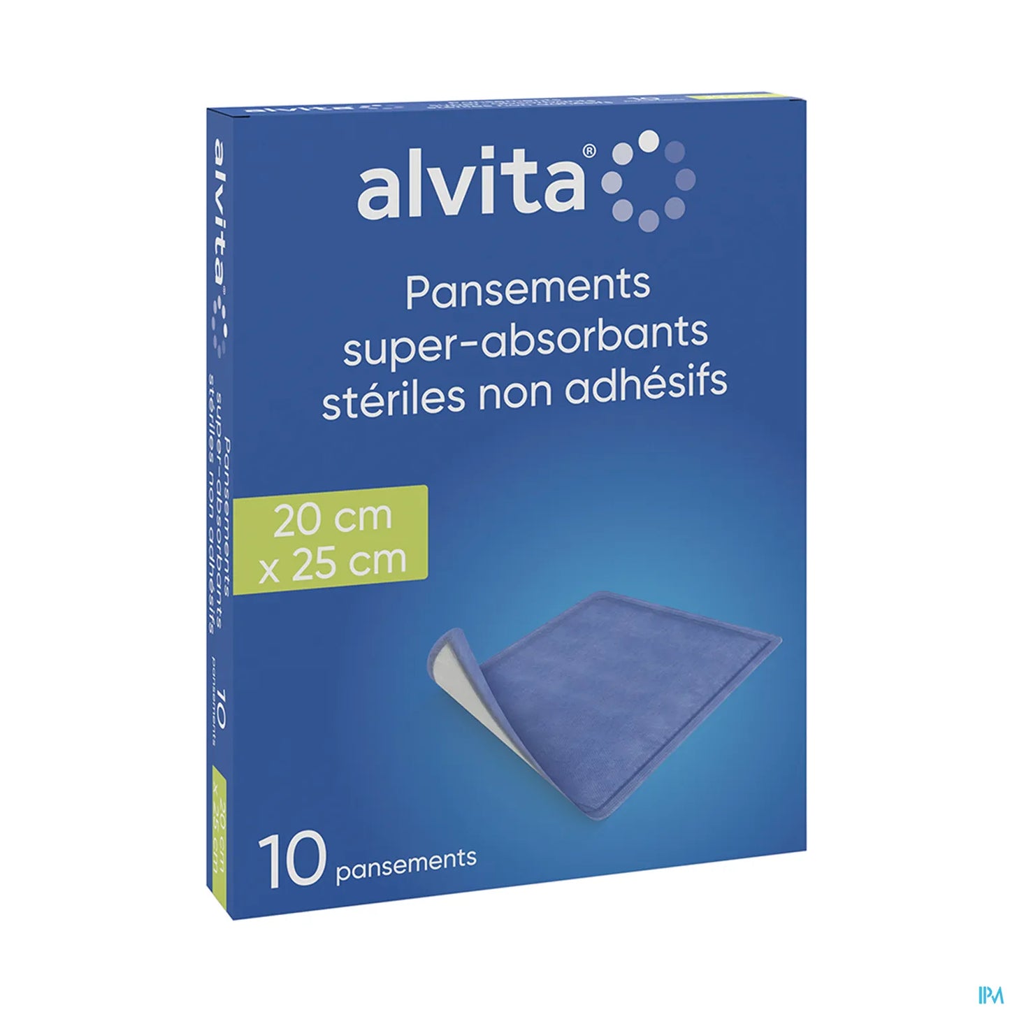 Pansement Superabsorbant Stérile 20x25 cm 10 unités