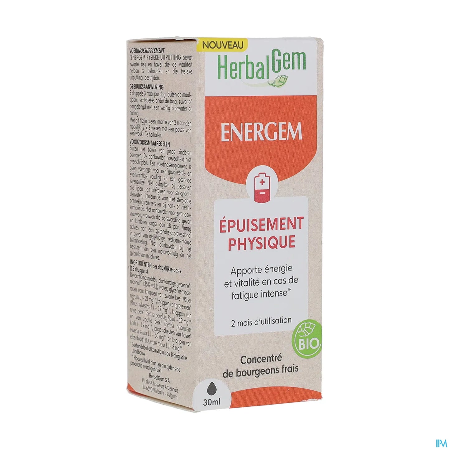 Energem Épuisement Physique 30 mL