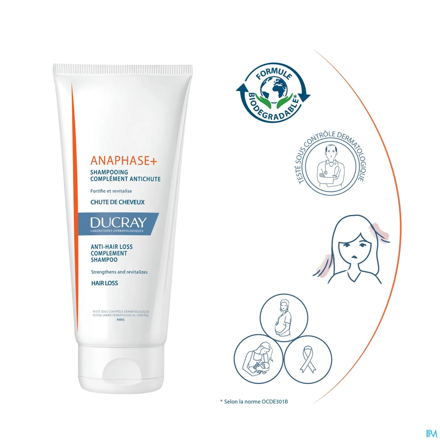Anaphase Plus Shampooing Complément Antichute 200 ml