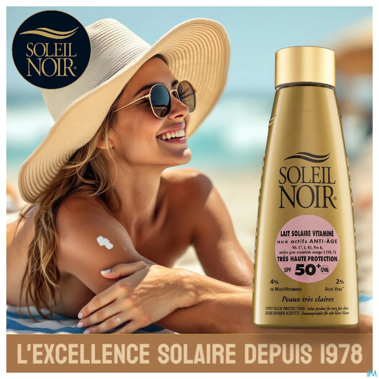 Lait Solaire Vitaminé SPF50+ Très Haute Protection 150ml