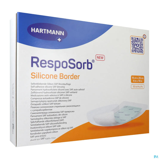 RespoSorb Silicone Border 16 x 26 cm Boîte de 10