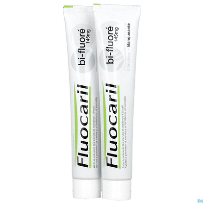 Dentifricio sbiancante Bi-Fluoruro 145 mg 2x75 ml