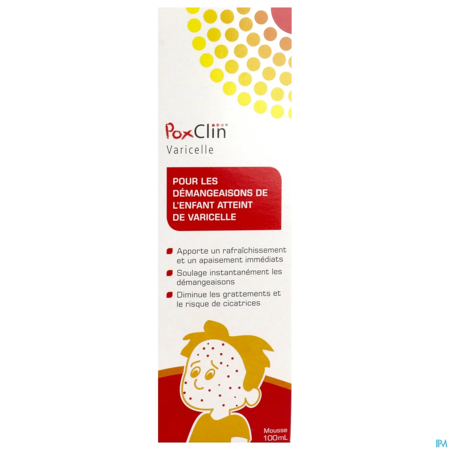 PoxClin Mousse Rafraîchissante Varicelle 100ml