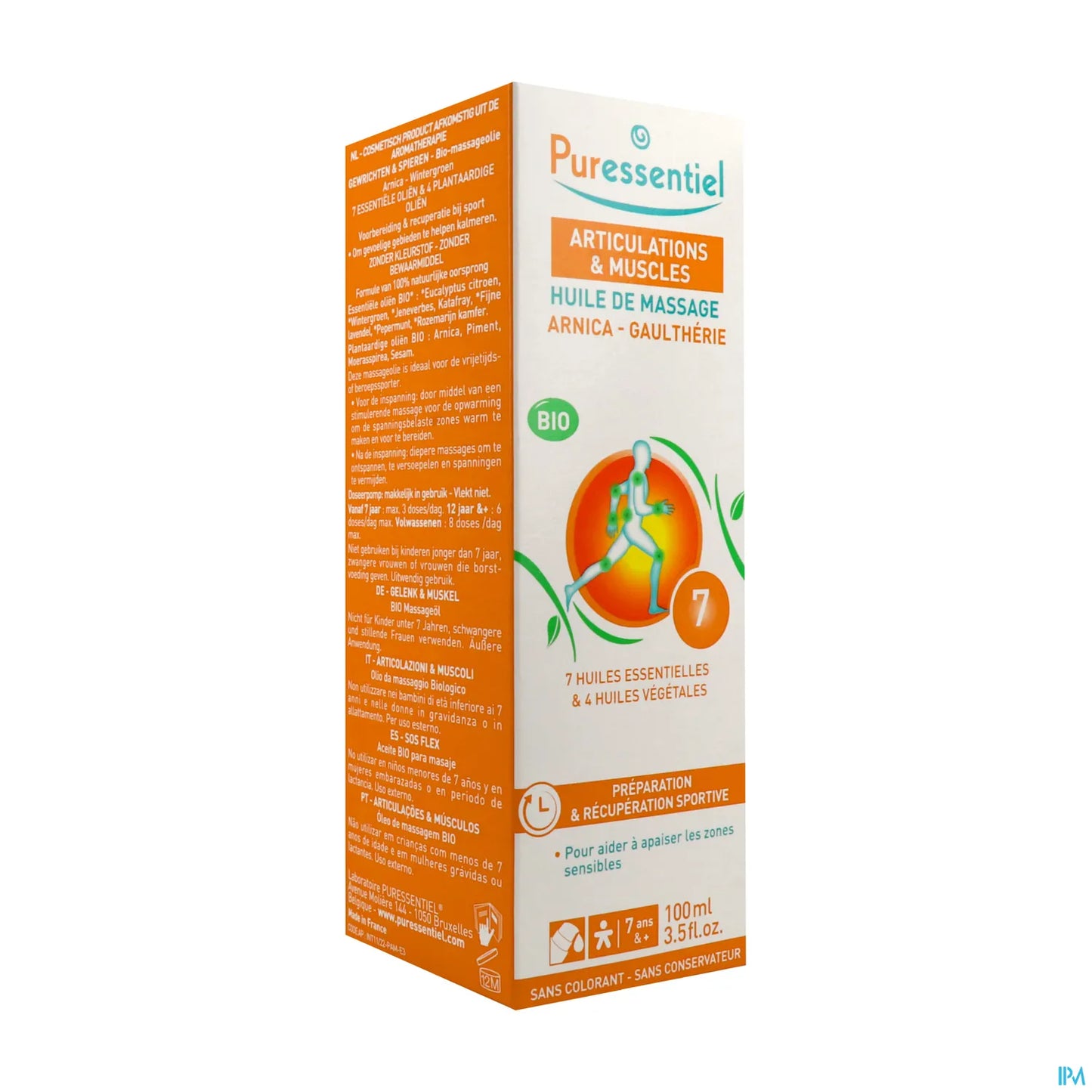 Articulations & Muscles Huile de Massage Arnica Gaultherie Bio 100ml