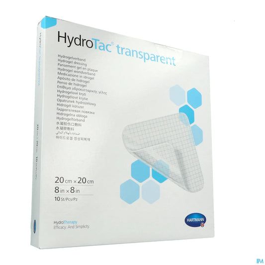HydroTac Transparent Pansement Hydrogel 20x20cm P10