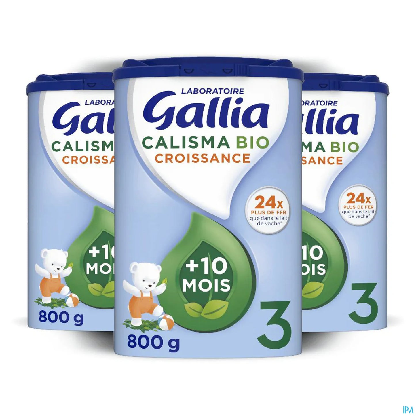 Gallia Calisma Croissance Bio 3ème Âge dès 10 Mois 800 g