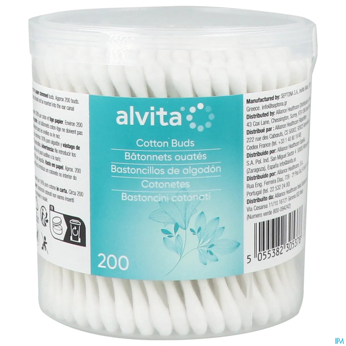 Coton-Tige Bout-Net Papier Boîte de 60