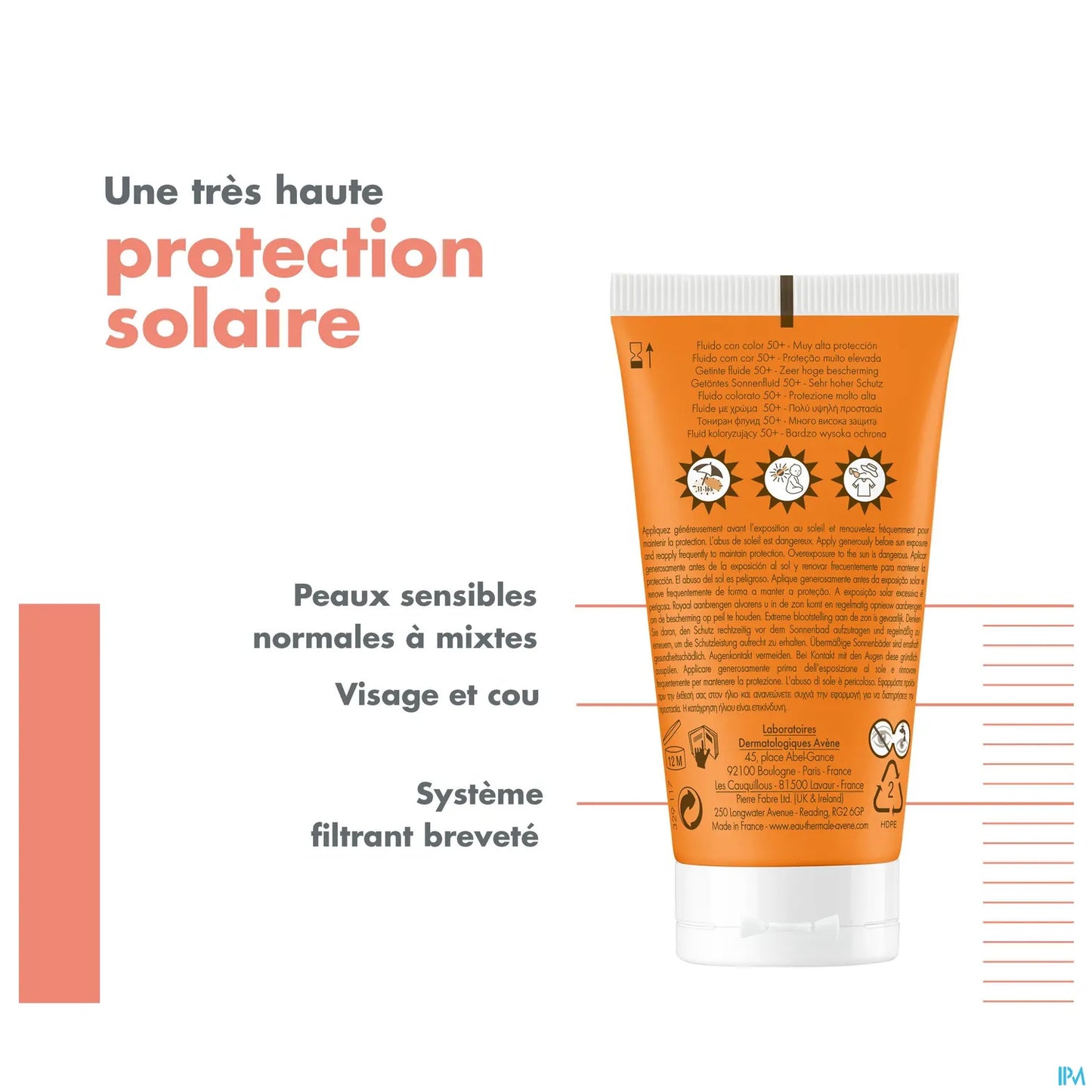 Fluide Teinté Très Haute Protection SPF50+ 50ml
