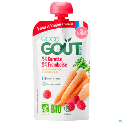 Compote Carotte Framboise 120g