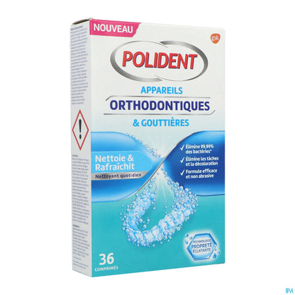 Nettoyant Orthodontiques 36 Comprimés
