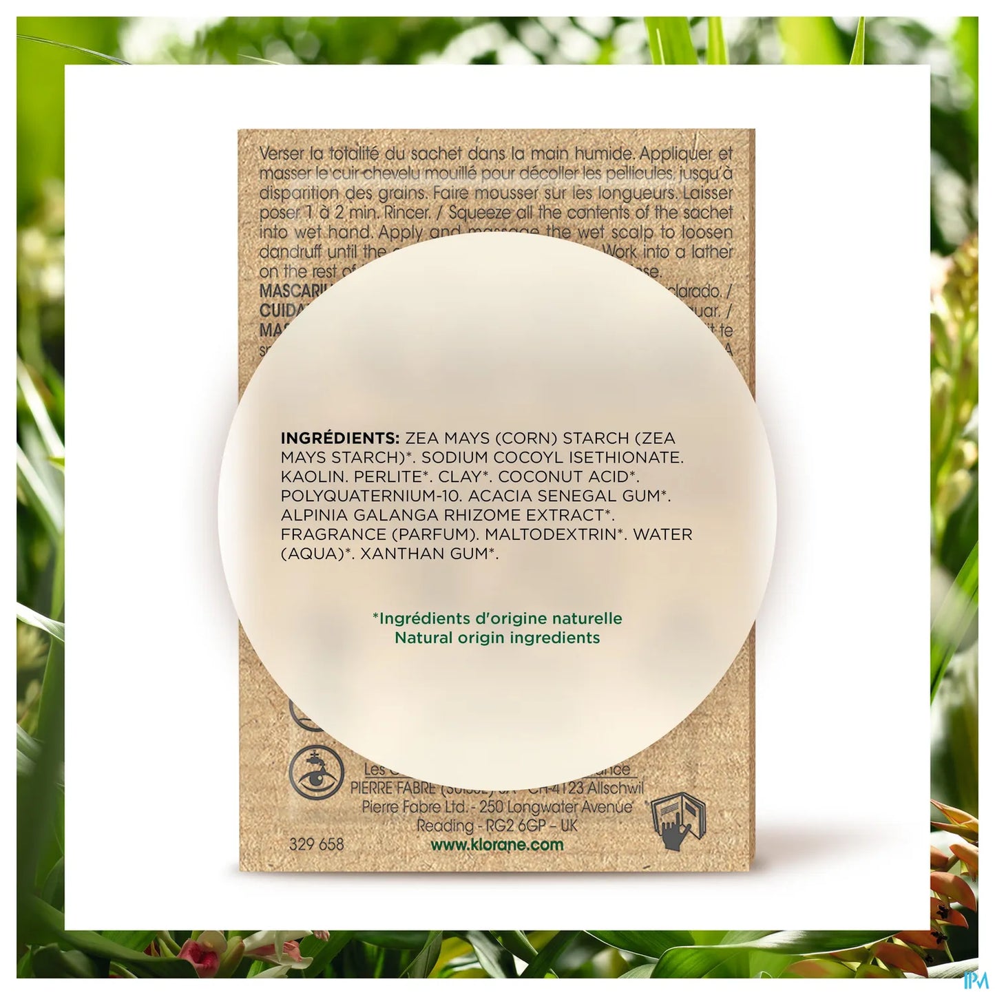 Masque Poudre Traitant Galanga 8 Sachets de 3 g