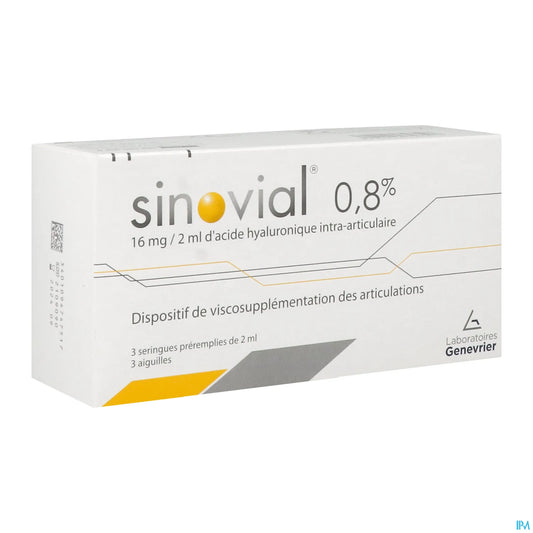 Sinovial 0.8% Syringe 2 mL Box of 3