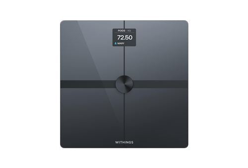 Body Pèse-Personne Smart Black Composition Corporelle Avancée Wi-Fi