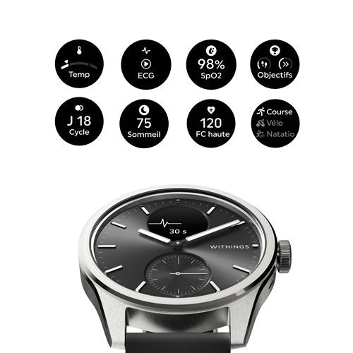 ScanWatch 2 Heart Health Hybrid Smartwatch 42mm Black