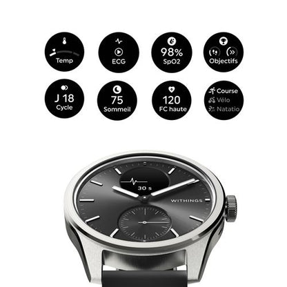 ScanWatch 2 Heart Health Hybrid Smartwatch 42mm Black