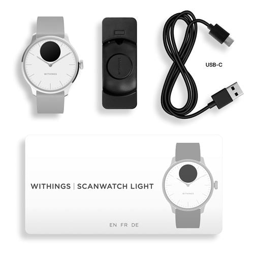ScanWatch Light Montre Connectée 37mm Blanche