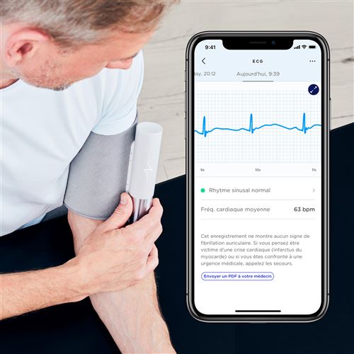 BPM Core Moniteur Intelligent de Tension Artérielle Avec ECG et Stéthoscope Numérique