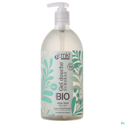 Green Nature Gel Douche Surgras Aloe Vera Bio 1L