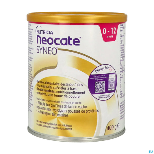 Gallia Bébé Expert Neocate Syneo 0 à 12 Mois Poudre 400 g