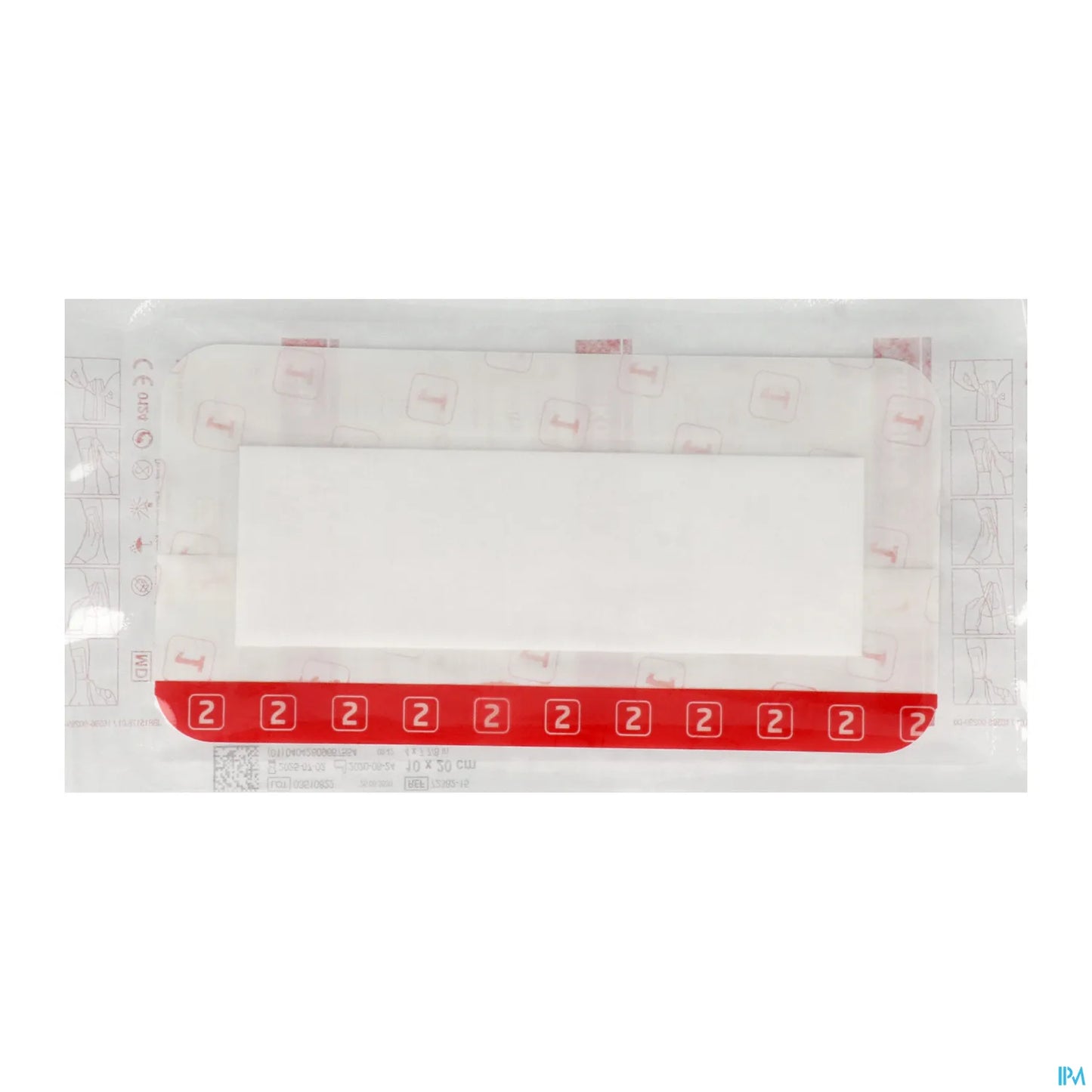 Pansement Transparent Adhésif 10x20 cm boîte de 5