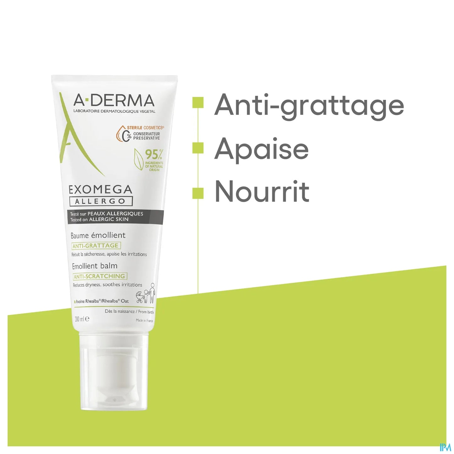 Exomega Allergo Baume Emollient Anti-Grattage 200ml