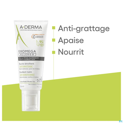 Exomega Allergo Baume Emollient Anti-Grattage 200ml