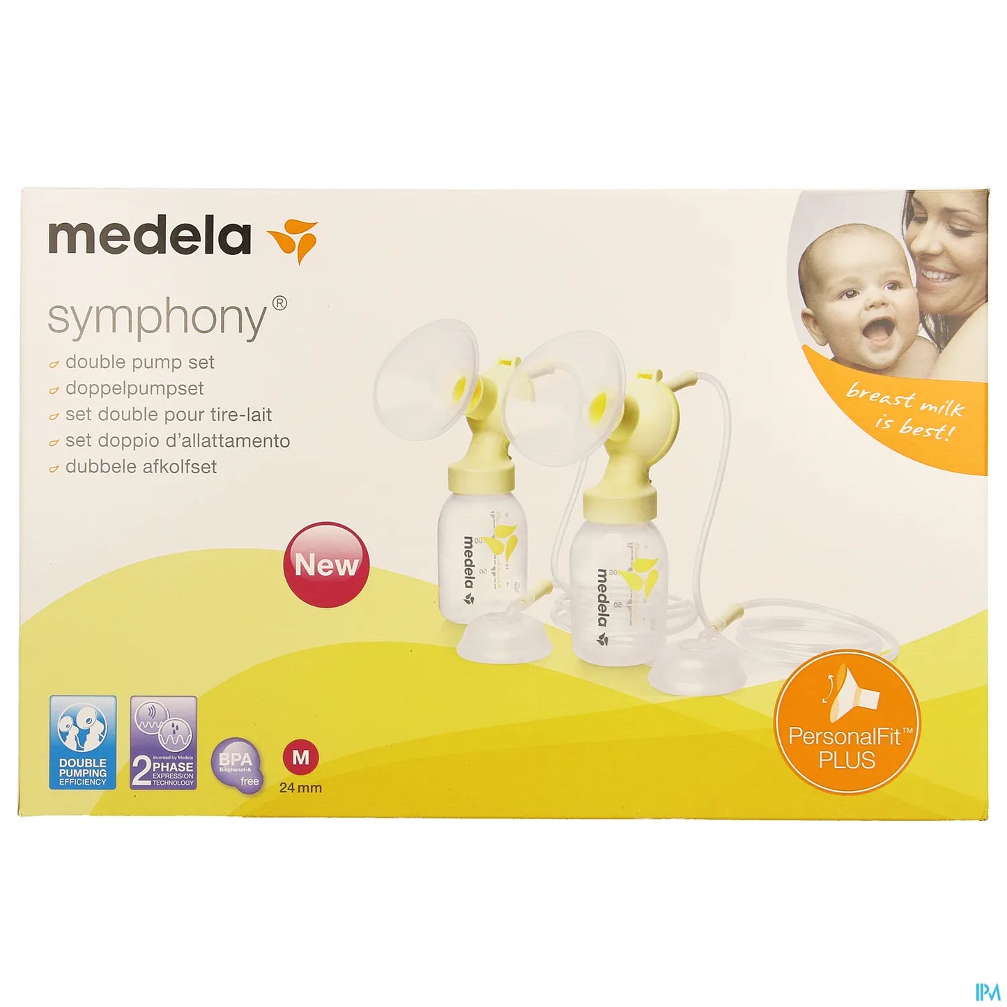 Symphony Personal Fit Plus Téterelle Set Double 24mm