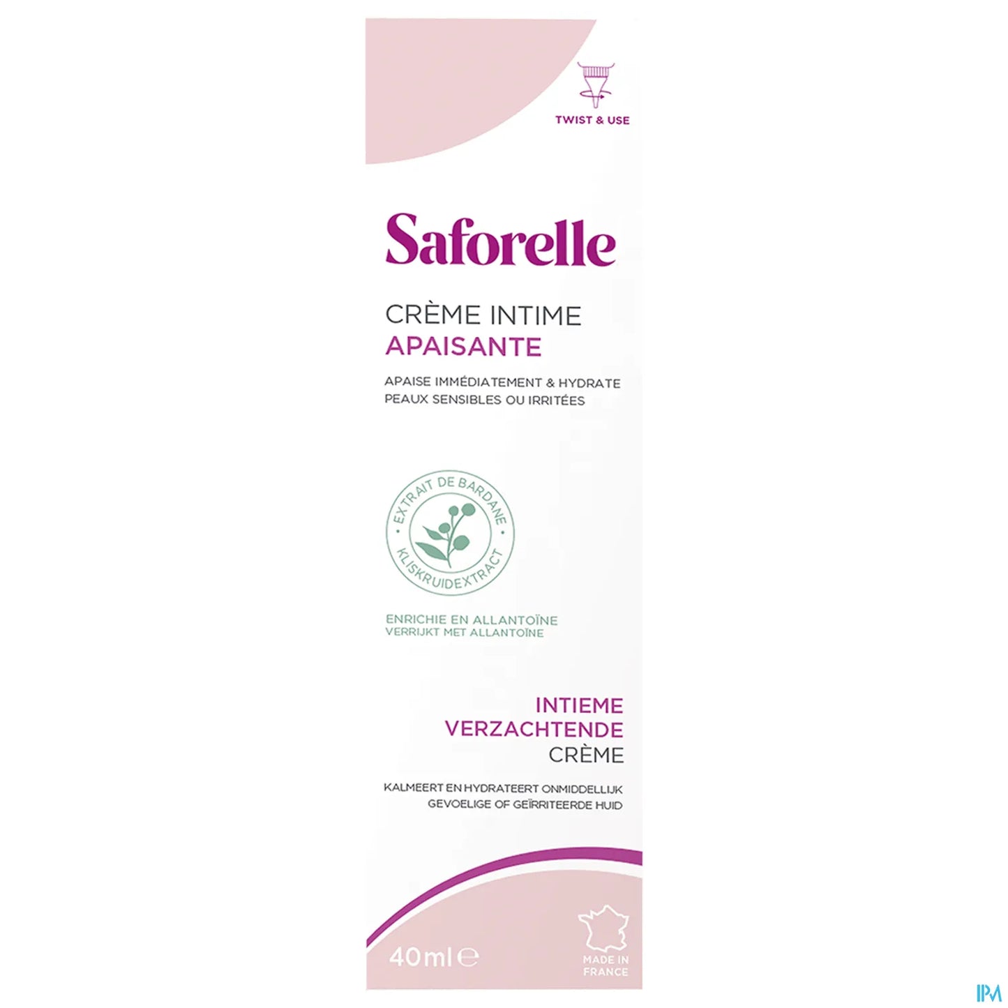 Crème Apaisante Intime Tube 40ml