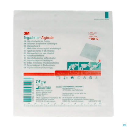 Tegaderm Alginate Pansement Mèche 10 x 10 cm Boîte 10
