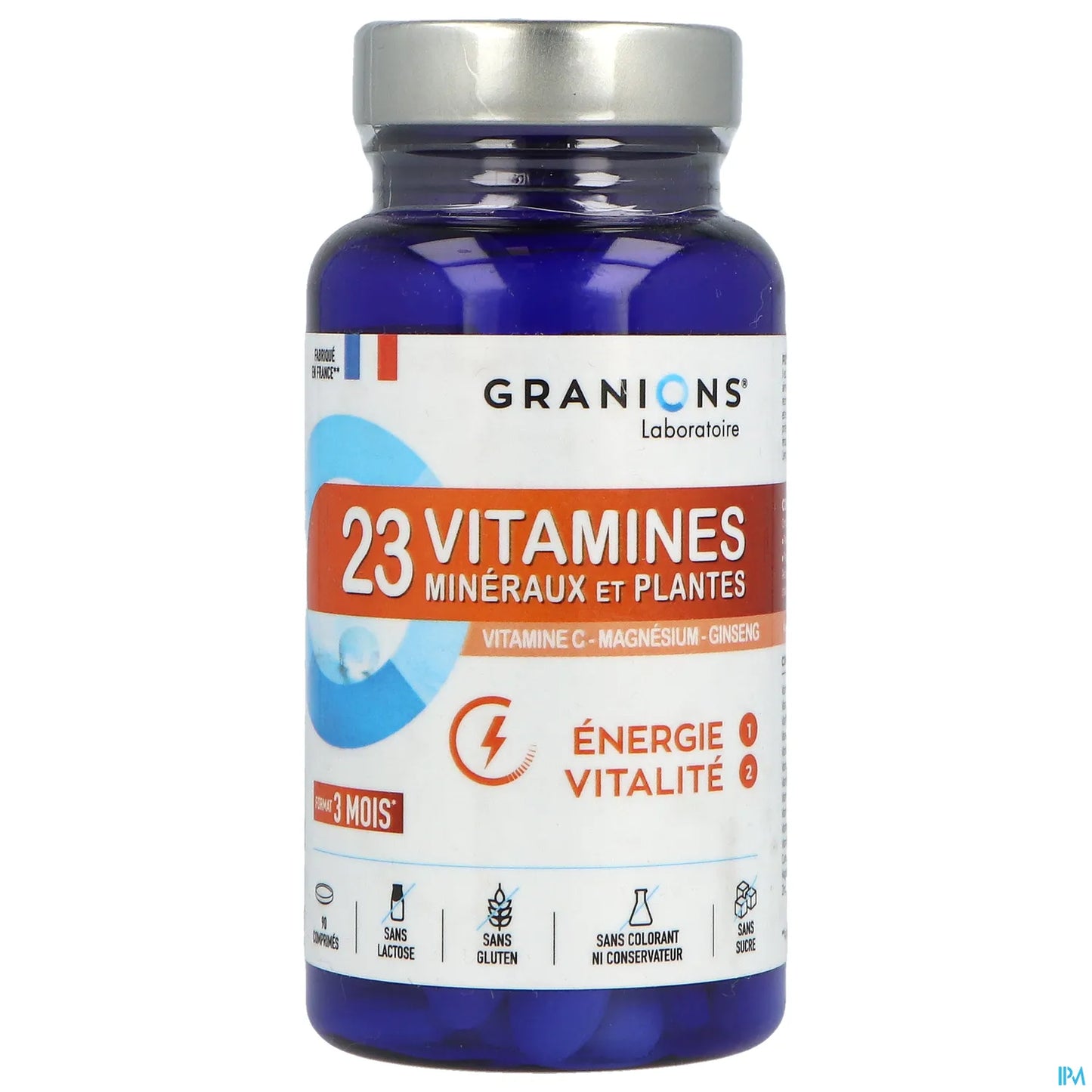 23 Vitamines Minéraux et Plantes 90 Comprimés