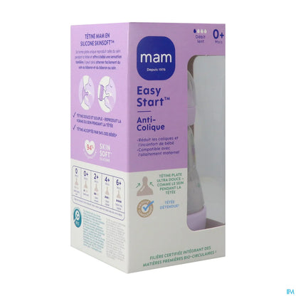 Easy Start Anti-Colique 160ml Violet 0 Mois Et Plus Tétine Débit 1 Lent