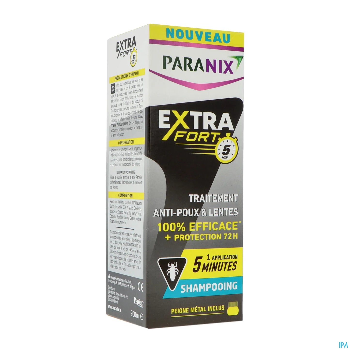 Extra Fort 5 Minutes Shampooing 200 mL