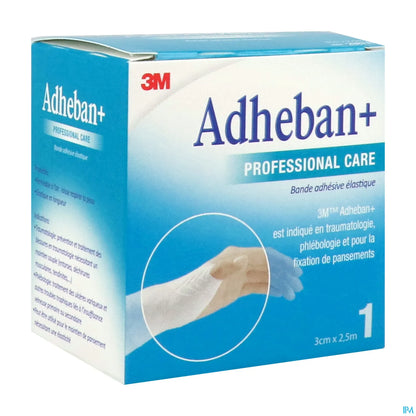 Adheban Plus Bande de Contention Adhésive 2.5m x 3cm