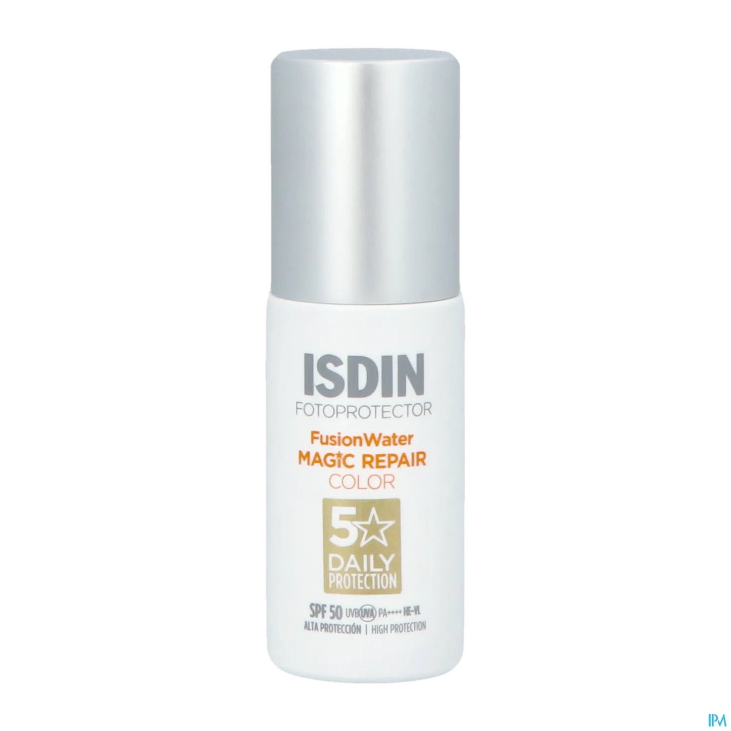 Fotoprotector Fusion Water Magic Repair Crème Solaire Visage Teintée SPF50 50ml