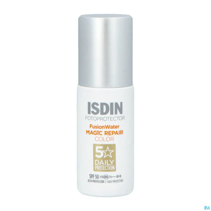 Fotoprotector Fusion Water Magic Repair Crème Solaire Visage Teintée SPF50 50ml