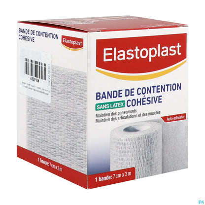 Bande de Contention Cohésive Blanc 3m x 7cm