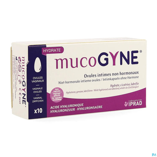 Iprad Mucogyne 10 Ovuli Intimi Non Ormonali Lubrificante Idratante Coadiuvante Cicatrizzante