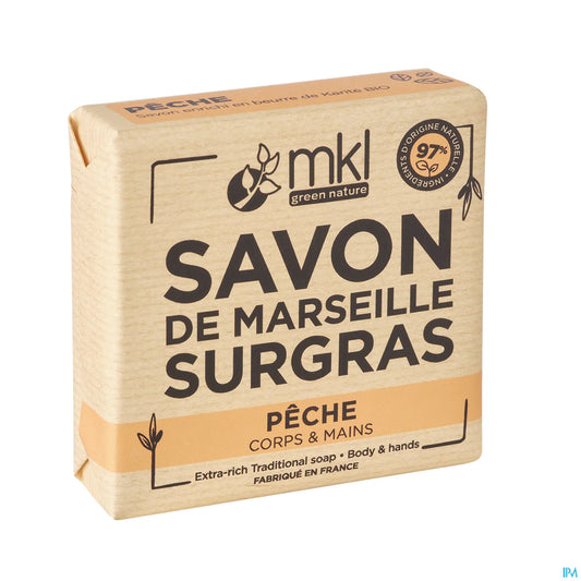 Green Nature Savon de Marseille Pêche 100G