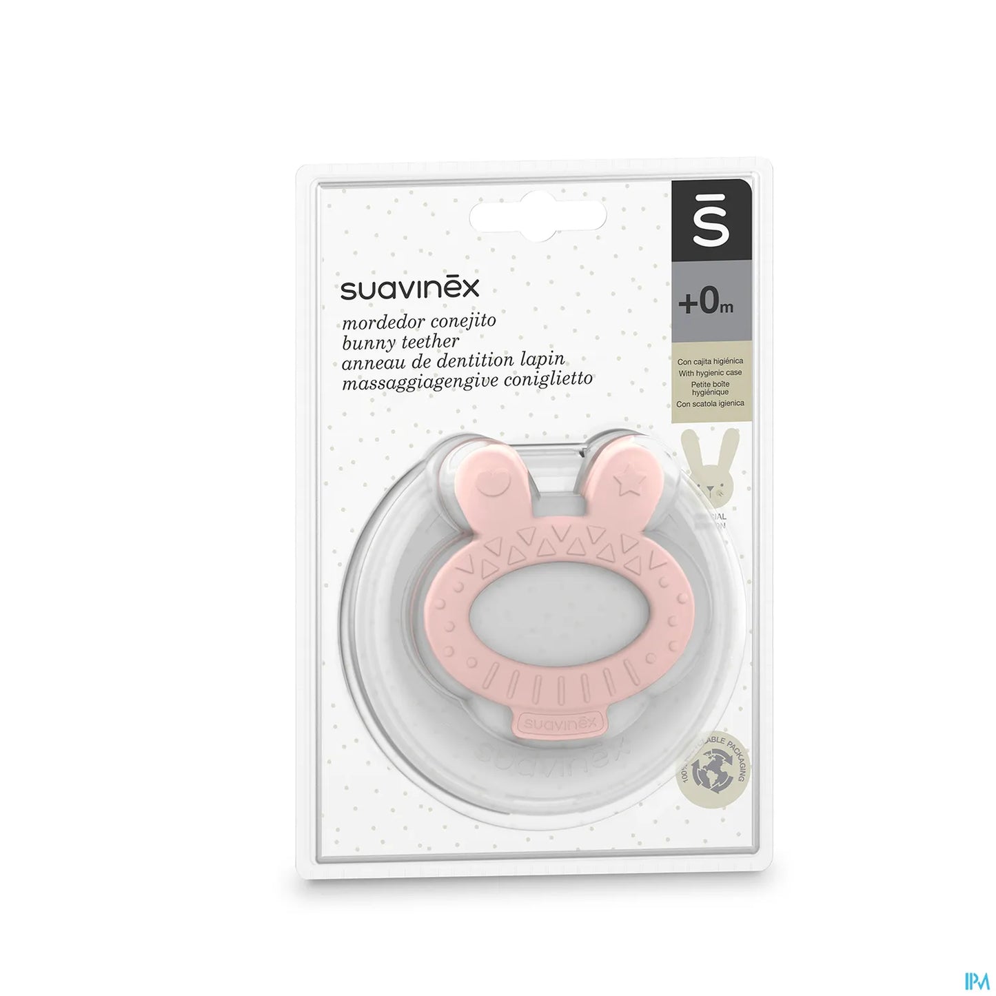 Anneau de Dentition Lapin en Silicone avec Boîte