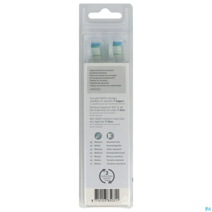 Philips Sonicare HX6062/10 Optimal White Standard 2 Unités