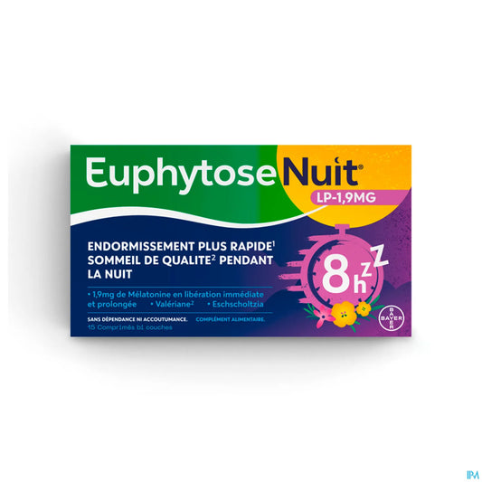 Santé Euphytose Nuit LP 1.9mg 30 Comprimés