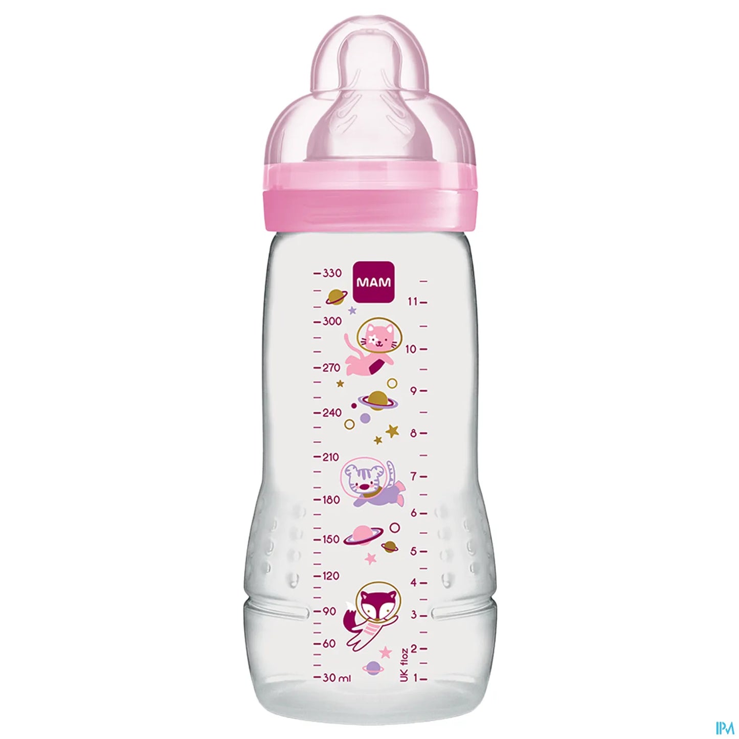 Biberon Easy Active 2ème Âge Rose 330ml