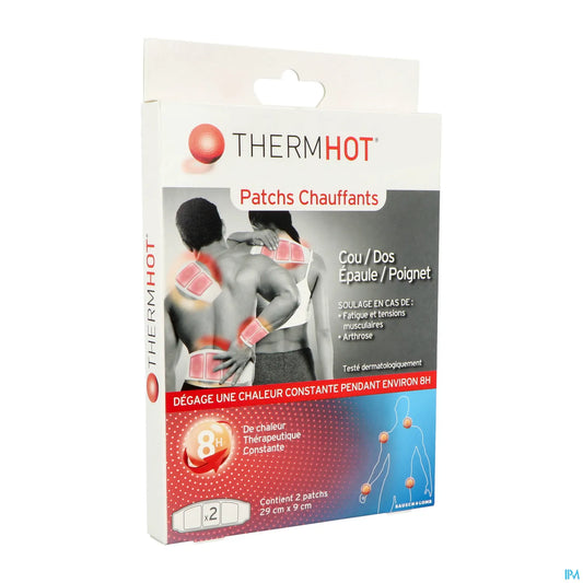 Therm°Hot Patchs Chauffants Cou/Dos/Epaule/Poignet x 2